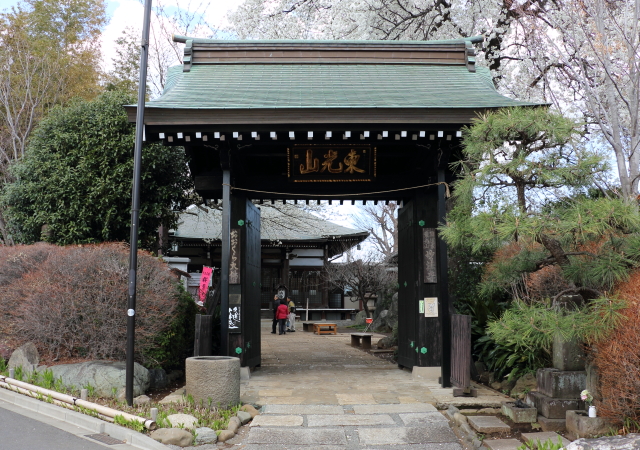 妙法寺の山門