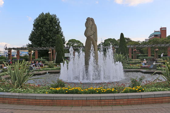 山下公園の噴水