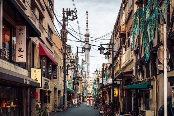 神田付近の風景