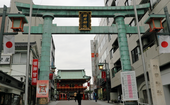 神田明神の鳥居