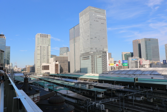kitteから東京駅が見下ろせます