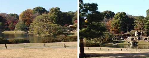 六義園の風景