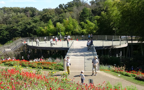 動物園に隣接しているガーデンです