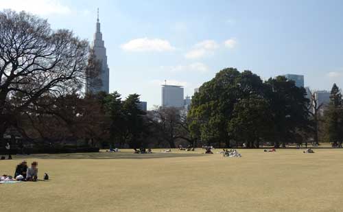 広場からの風景